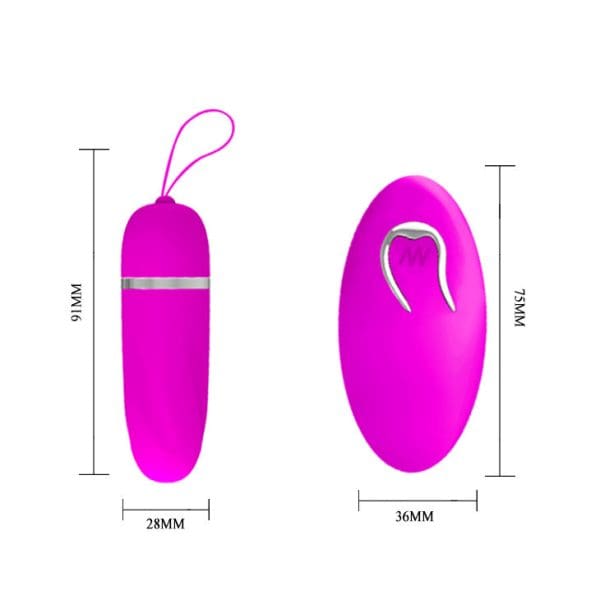 PRETTY LOVE - DEBBY VIBRATING EGG WITH CONTROL 7